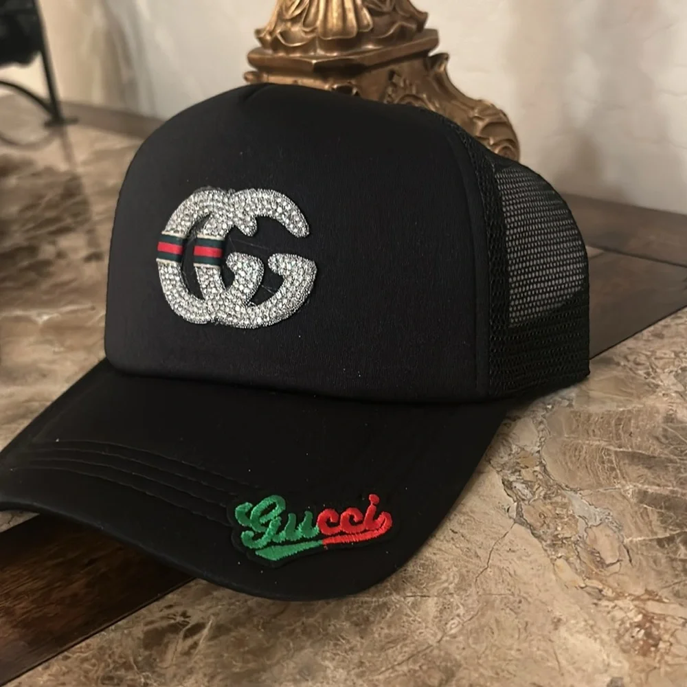 Gucci Rhinestone trucker hat - Picture 2 of 4